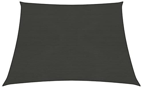 ARKEM Sonnensegel 160 g/m² Anthrazit 3/4x3 m HDPE TerassenüBerdachung Balkon Sonnenschutz