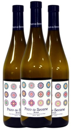 Lagar de Fornelos Pazo de Seoane Albariño Rías Baixas 75 cl Vino blanco (Caja de 3 Botellas de 75 cl)