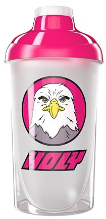 Holy Energy® New Animal Shaker Mixbecher 'Raptor' - Sport Trinkflasche für Booster, Hydration & Iced Tea - Shaker für Getränkepulver im Raptor Design