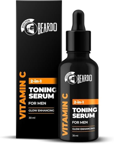 15% Vitamin C Serum for Oily Skin | Vitamin C Face Serum for Men | Hyaluronic Acid and Vitamin E to Tone, Glow and Brighten Face | Non Irritating Face Serum with Vitamin C | Beginner Friendly | 30 ml
