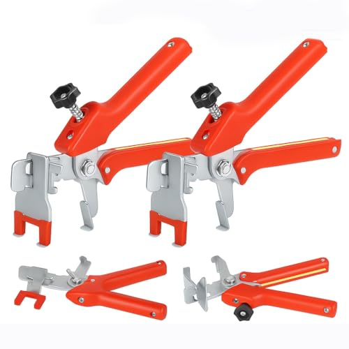 Alicates para sistema de nivelación de azulejos, herramienta de instalación de azulejos resistente con tensión ajustable, mango ergonómico, espaciador de azulejos de piso y pared, alicates niveladores