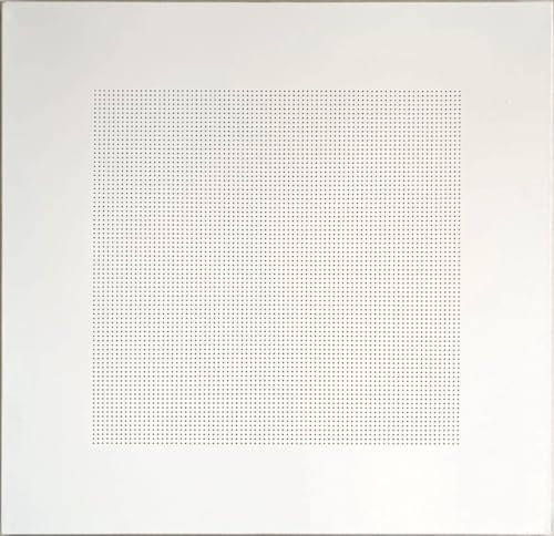SM04W.F1A Panneaux de comptoir à structure dissimulée en métal blanc 60 x 60 x 2,5 cm - perçage F1A pleine bande ‎- Lot de 22 panneaux - total 7,92/m2