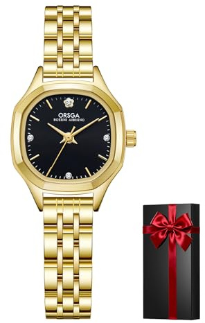 CIVO Reloj Mujer Analógico Dorado: Acero Inoxidable Cuarzo Pequeño - Reloj Pulsera Mujer Impermeable Elegante