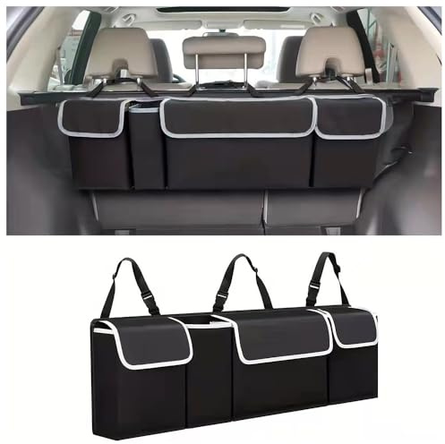 BFRDGE Kofferraum Organizer, für VW Tiguan 2nd Gen/Tiguan Allspace 2016 2017 2018 2019 2020 2021-2023 Kofferraum-Organizer Einkaufstasche zur praktischen Aufbewahrung - Antirutsch