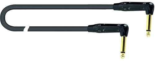 QUIK LOK – JUST 2JR-03 - Cavo per strumenti musicali, 0,3 m, 2 connetttori Jack Mono 6,3 mm Angolati 90°