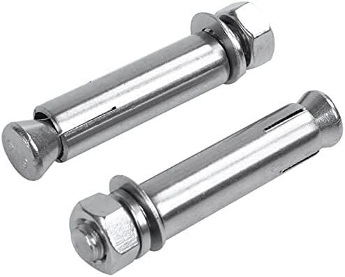 Spreizdübel, Ankerbolzen, 2 Stück Spreizhakenschrauben aus Edelstahl 304, M6 x 60 mm, Silber