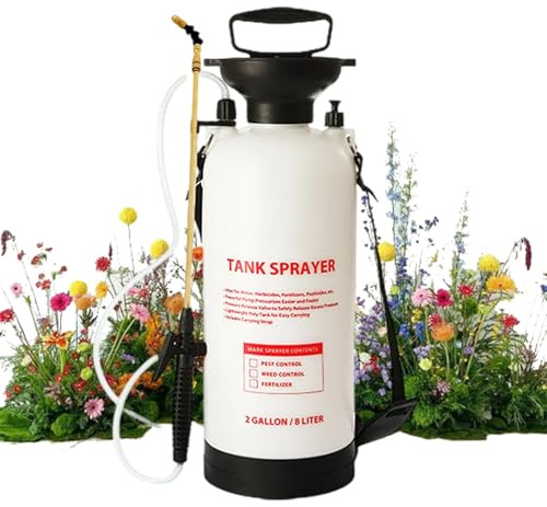 Mister Spruzzatore a pompa da giardino a pressione, portatile, manuale per spruzzare piante, progetti esterni, cortile, casa, irrigazione, fiori, campeggio, pulizia