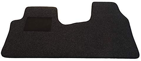 MERTEX Automatte Autoteppich Premium anthrazit meliert 34691-P-A (schwarz, Fahrerhausteppich)