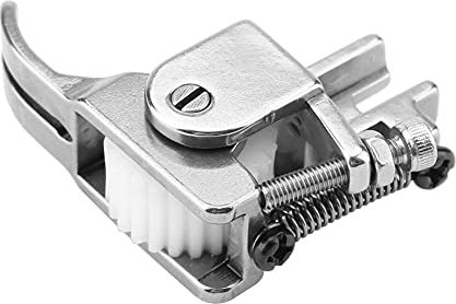 Adjustable Roller Presser Foot Sewing Machine Foot for Leather Thick Fabric Clot, Snap On Low Shank Adapter Presser Foot Low Shank Sewing Machines Low Shank Snap-On