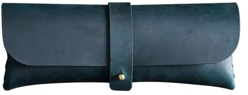 Étui a Crayons en Cuir,Trousse Vintage Sac a Crayons pour Étudiants,Hommes D'affaires,Adultes,Artistes (peut Contenir 20 Stylos)