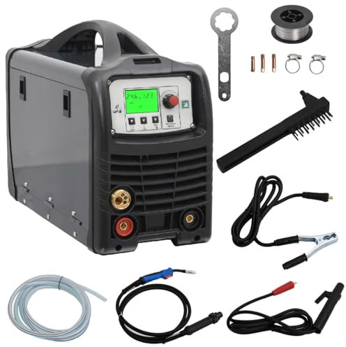 BaraSh Máquina de Soldadura MIG/MMA/Lift TIG 200 A Maquina De Soldar Inverter Soldador De Hilo Sin Gas