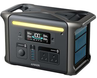 Anker SOLIX F1500 Portable Power Station, 1800W Solar Generator, PowerHouse Design, 1536Wh Battery Generators for Home Use, LiFePO4 Power Station for Outdoor Camping and RVs (Solar Panel Optional)