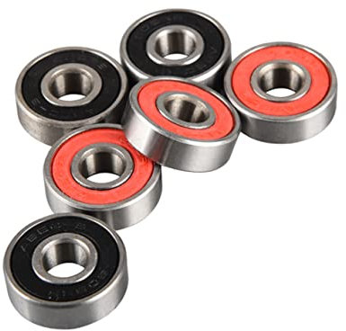 KITANDOVE 20stücke Inline Rollschuhlager Rostfrei Und Leise Für Skateboard Roller Und Scooter Rot Wartungsfrei Langlebig