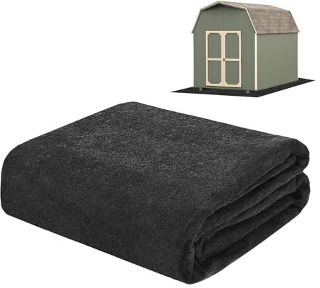 M METERXITY Outdoor Storage Shed Mat, 4x6 FT Waterproof Small Shed Flooring Mat for Patio Furniture Floor Protecting from Wear/Liquid/Dust/Oil, Non-Slip Carport Pad [Grey]