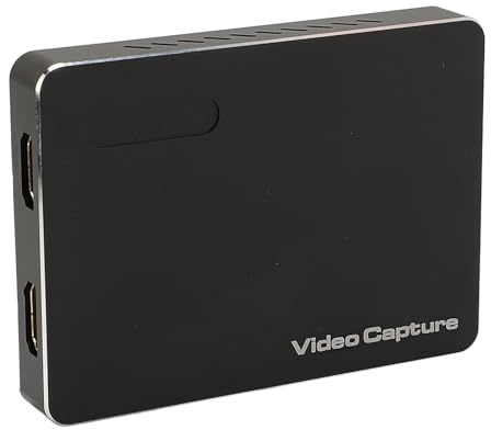Video Capture Card, 4K 60Hz 1080P 240HZ Ultra HD UVC UAC Standard HDMI Video Capture Card, USB C Powered, Supports HDR and HDCP 2.2, Plug and Play