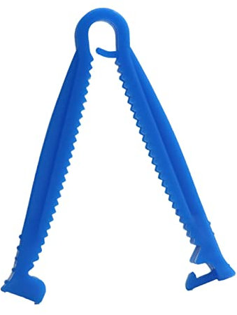BUGUUYO Lot De 100 Set De Pinces Ombilicales Jetables En Plastique Pour Bétail, Outil De Reproduction Animale Hygiénique, Pince Coupante Sûre Pour Cordon Ombilical De Troupeaux