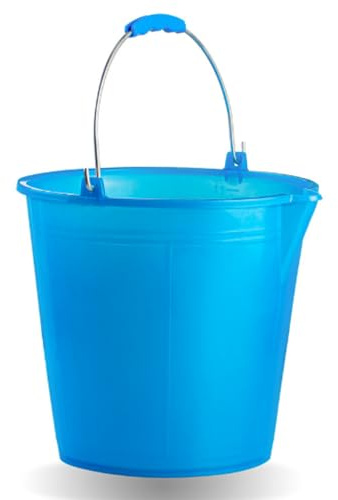 Ecoplast Cubo de 12 litros con Mango ergonómico y Pico, Verde, 39 x 14 x 29,5