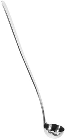 GRIRIW Mestolo Da Cucina in Acciaio Inossidabile Con Manico Lungo Cucchiaio Multiuso Per Sciroppo Spezie e Condimenti Design Ergonomico e Facile Da Pulire Utensile Per Cucina e Tavola