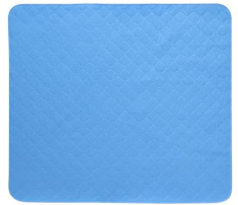 Hearda Empapadores Cama Adultos Lavables 2 Piezas, Protector de Cama 4 Capas Absorbentes Impermeable, Empapadores Reutilizables para Incontinencia, Niños, Adultos Mayores (Azul,75x60cm)