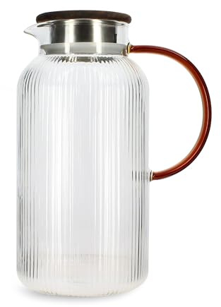 OGO LIVING - Pichet karl 2l en verre borosilicate anse ambre - 7912220