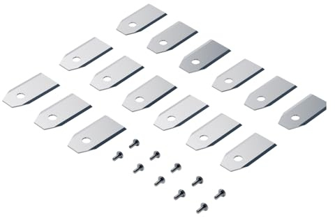 ANTHBOT Lot de 15 Lames de Rechange + 10 vis - Compatible Genie 600/1000/3000/M5/M9