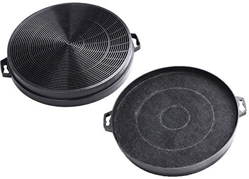Lot de 2 filtres à charbon pour hotte aspirante Constructa, Whirlpool FAC539 B210 CHF210, Zanussi (CHF02W)