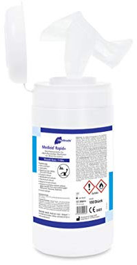 Meditrade Medizid® Rapid + | Desinfektionstücher | Dose mit 150 Tüchern