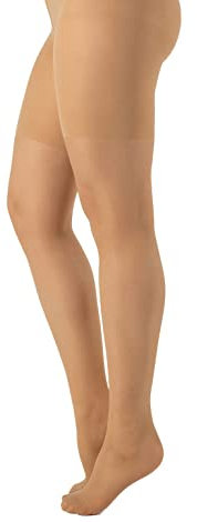 CALZITALY Collant Grande Taille de Soutien, Collants Curvy Plus Size de Maintien Opaque, L, XL, XXL, Noir, Naturel, 40 DEN, Made in Italy (L, Naturel)