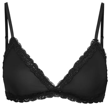 ONLY Onlemma AOP Soutien-Gorge Triangle pour Femme, Noir, S