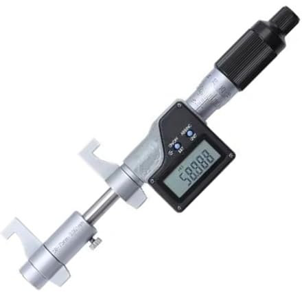 5–30/25–50/50–75/75–100 mm Innen elektronisches digitales Innenmikrometer, metrische Mikrometer Hartmetall-Messwerkzeuge (Size : 50-75MM No ring)