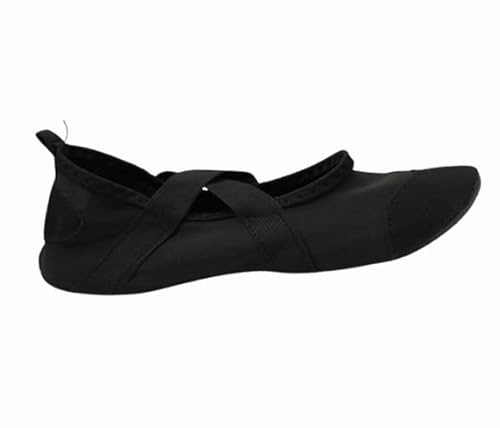 Untssiw Women's Foldable Portable Flats Travel Ballet Flat Roll Up Slipper ShoesParty Bridesmaids Guests Wedding Yoga Sporty Minimalist Motion Comfort Fit Shoes Black M