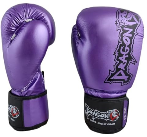 Favela Boxningshandskar Muay Thai kickboxning, sparring, män och kvinnor, boxningshandskar, kickboxningshandskar MMA kampsport träning svart vuxen 25 ml muay thai boxningshandskar (lila, 8 oz)
