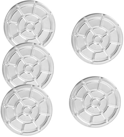 Healeved 5stücke Alu Behälter Für Kosmetik Diy Lidschatten Pfännchen Zubehör Robuste Alu Paletten Make-up Etuis Textmarkerfächer