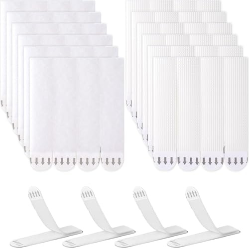 KOLZEMV 48 Stück Poster Strips Stark Klebestreifen, Bilder Aufhängen Ohne Bohren Selbstklebend Poster Strips Hängestreifen Bilder Montagestreifen Klebeband Für Rahmen