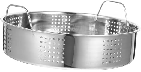 MAGICLULU 25cm Stainless Steel Basket for Cooking Food Steam Basket