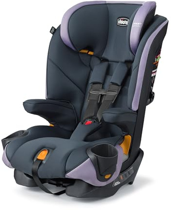 Chicco MyFit 2-in-1 Harness Booster Car Seat, 5-Point Harness Car Seat and High Back Booster, for Children 26.5-100 lbs, Haven/Purple