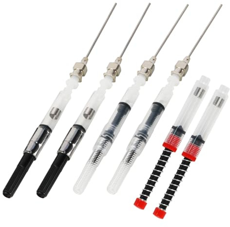 Ieron 6 Piezas de Absorbente de Tinta, Relleno de Tinta, convertidor de Cartucho de Tinta de Pluma, Ayuda de entintado para Todo Tipo de Plumas estilográficas