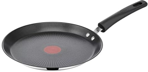 Tefal Jamie Oliver by Home Cook Edelstahl Antihaft-Pfannkuchenpfanne 25 cm