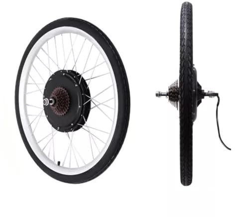 jiumxliu 26 Zoll Ebike Umbausatz 36V 800W Elektrofahrrad Umbausatz Heckmotor Elektrofahrrad Conversion mit LCD Display, DIY E-Bike Bausatz