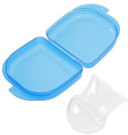 MOTHNUR Dispositivo Antirronquidos Flexible de Silicona Mini para Dormir con Cubierta para Lengua que Mantiene Vías Respiratorias Abiertas y Reduce Ronquidos