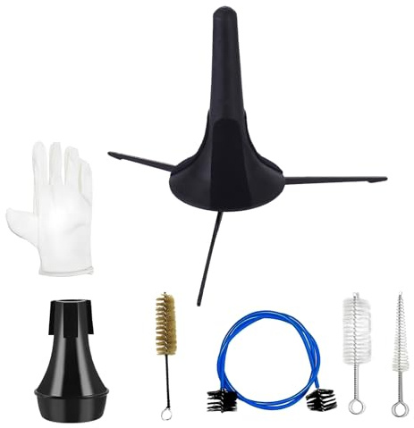 Trumpet Cleaning Care Kit - Musical Instrument Restoration Tool - Brass Trumpet Instrument Cleaning Kit | for Professionals, Students, Beginners, Performers, Music Players