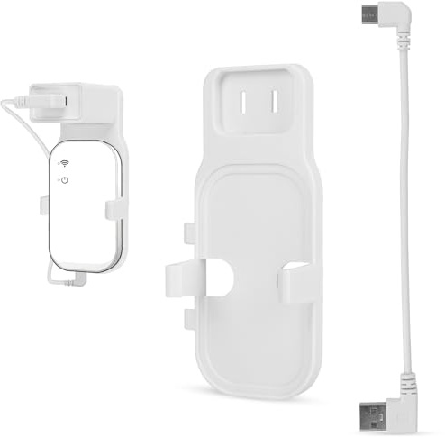 Wall Mount for Blink Sync Module Core, Saving Space & No Drilling Bracket Holder with USB-C Cable for Blink Outdoor Indoor Security Camera Installation