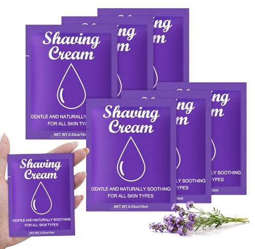 20 Womens Shaving Cream Bulk Travel,0.53oz Shave Gel for Women | Care Dry Skin Womens Shave Gel for Travel Guests Homeless(Verbena)
