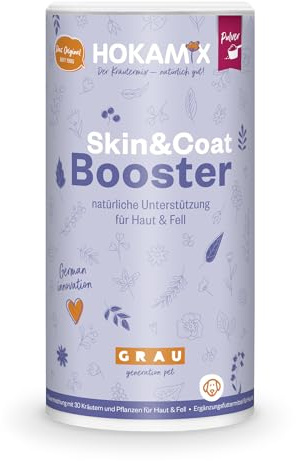 Grau - das Original - Hokamix Skin & Coat Booster, 1er Pack (1 x 750 g), Ergänzungsfuttermittel für Hunde