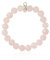 Thomas Sabo Women Charm Bracelet Rose Quartz Charm Club 925 Sterling Silver Rose Quartz X0191-034-9