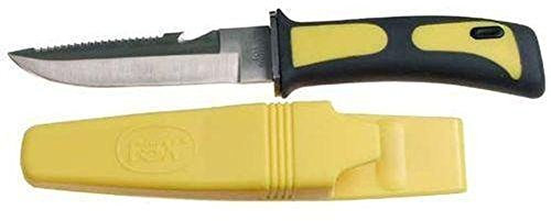 Cuchillo de buceo, color amarillo