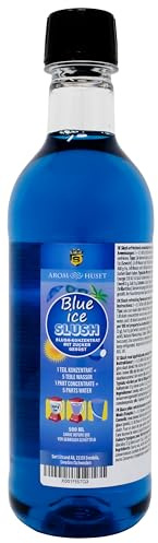Blue Ice-Slushkonzentrat 500 ml, Mischungsverhältnis 1:5 | Slush-Eis | Crush-Eis | Wassereis | ohne künstliche Farbstoffe | für Slushie-Maker