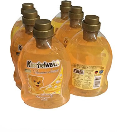 Kuschelweich Premium Luxus 6 x 750ml. Flaschen. Neu mit Moringa-Öl.