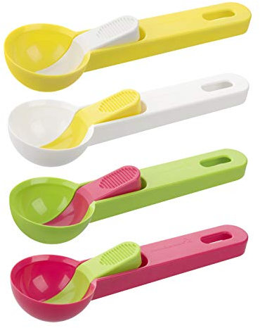 FACKELMANN 49305 Eisportionierer, Eislöffel, 19 cm, 2-farbig, 1 Stück, farblich Sortiert, Kunststoff
