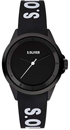 s.Oliver DamenArmbanduhr Analog Quarz Silikon SO-3846-PQ